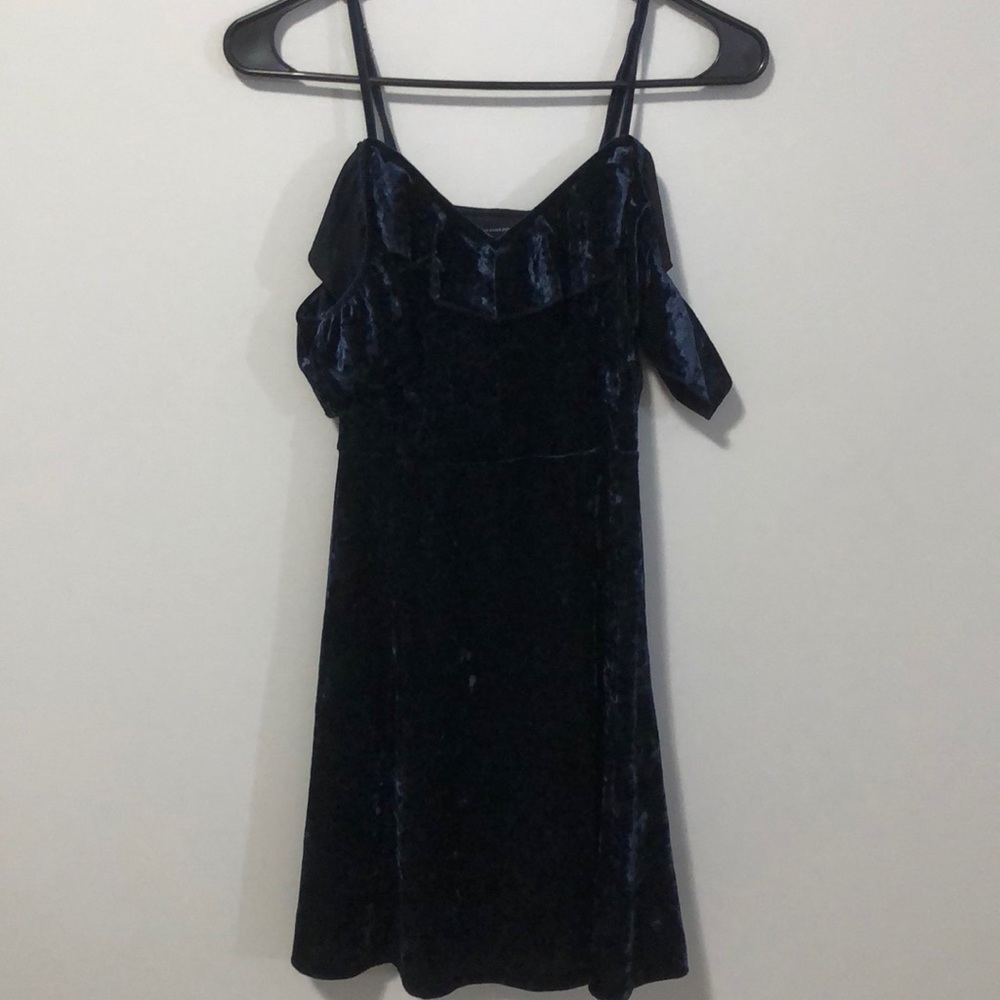 Dark Blue velvet American eagle dress